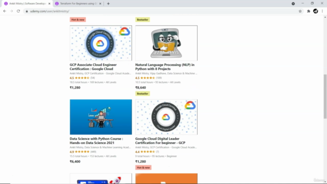 Terraform for Beginners using GCP - Google Cloud (Hands-on) – Screenshot 1