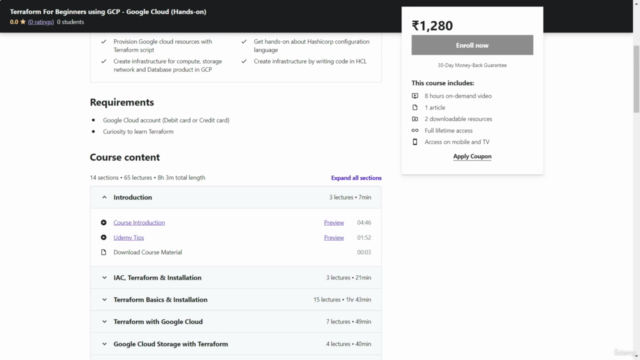 Terraform for Beginners using GCP - Google Cloud (Hands-on) – Screenshot 4