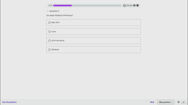 PHP Practice Test From Begging to Advanced Level – Screenshot 2