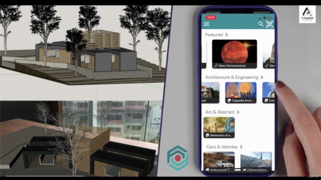 Curso de Realidade Aumentada para Arquitetura e Design – Screenshot 1