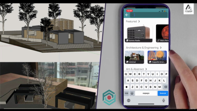 Curso de Realidade Aumentada para Arquitetura e Design – Screenshot 4
