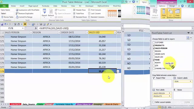 Microsoft Excel Pivot Tables - Master Excel Pivot Tables! - Screenshot_02
