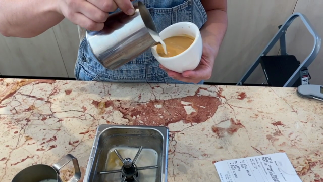 Espresso extraction and late art on a Breville dual boiler – Screenshot 4