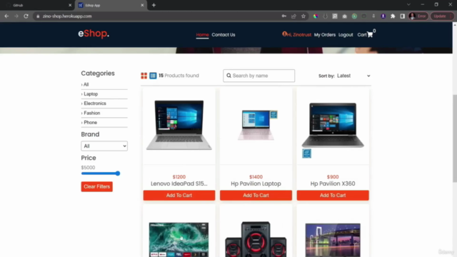 React - Beginner to Advanced (+ Redux & Ecommerce App) – Screenshot 2