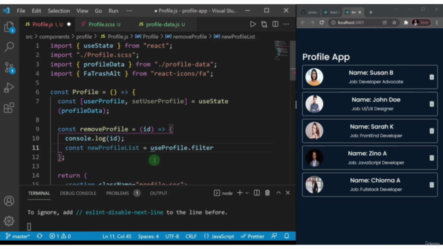 ReactJS Mini-Projects For Beginners – Screenshot 4