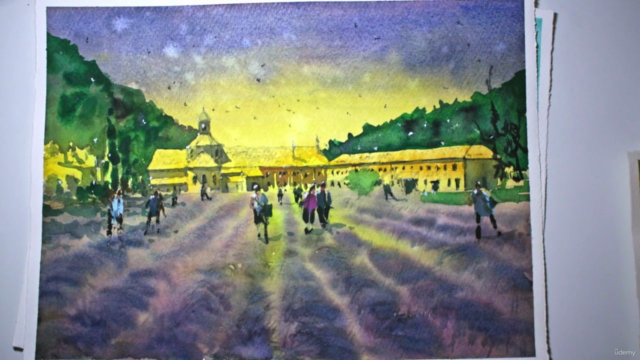 Atmospheric Watercolor Painting - Techniques and Landscapes – Screenshot 3