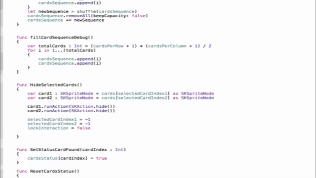 Swift 3, Spritekit, iOS 10: Program an iPhone Memory game – Screenshot 4
