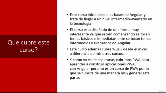 Angular Framework Desde Cero – Screenshot 2