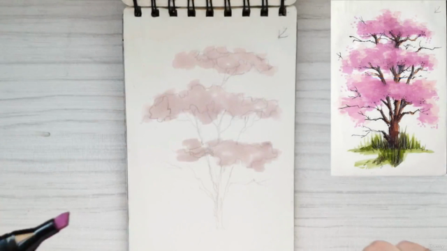 Draw trees in different mediums – Screenshot 3