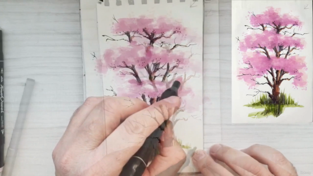 Draw trees in different mediums – Screenshot 4