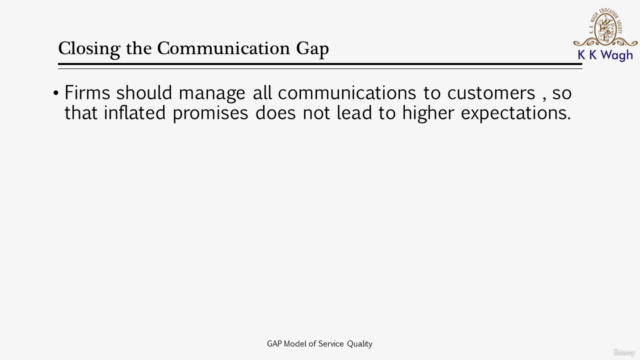 GAP Model of Service Quality – Screenshot 3