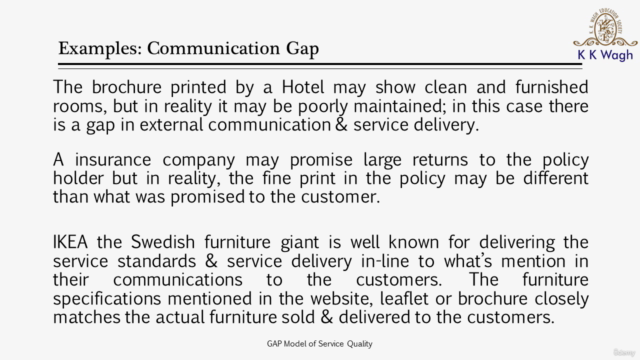 GAP Model of Service Quality – Screenshot 4