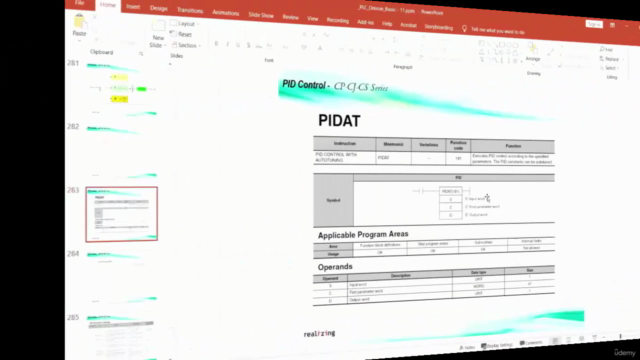 Omron PLC PID Control (CX-Programmer) – Screenshot 1