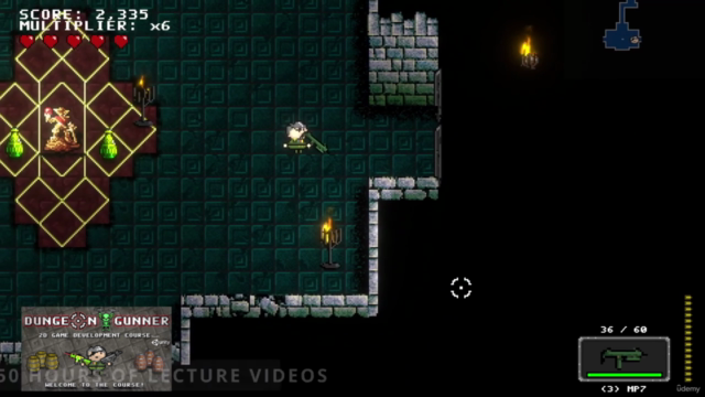 Unity 2D Dungeon Gunner Roguelike Development Course – Screenshot 1