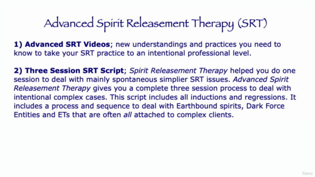Spirit Releasement Therapy - Advanced Demonstrated – Screenshot 1
