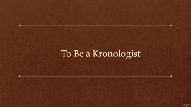 Fundamentals of Kronology - To Be a Kronologist – Screenshot 2