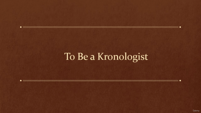 Fundamentals of Kronology - To Be a Kronologist – Screenshot 4