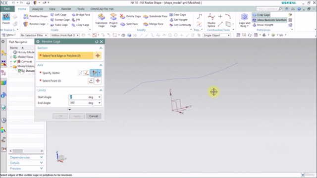 NX Realize Shape – Screenshot 4