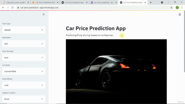 Data Science: Car Price Prediction-Model Building Deployment – Screenshot 4