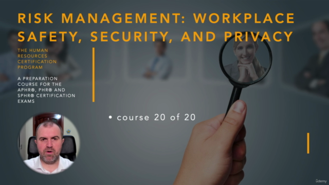 Workplace Safety, Security, and Privacy (HRCI-PHR/SPHR) – Screenshot 1