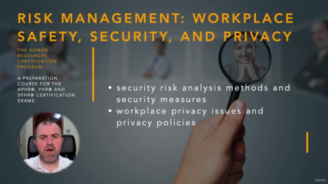 Workplace Safety, Security, and Privacy (HRCI-PHR/SPHR) – Screenshot 4