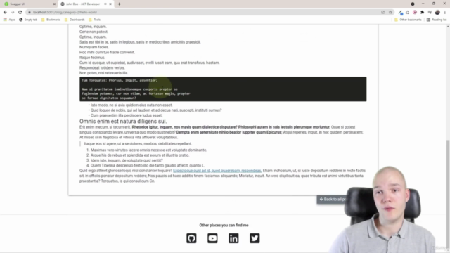 Blazor - Real World Developer Portfolio (WASM + Web API) – Screenshot 2