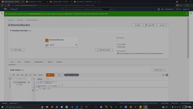 Learn Serverless Computing With AWS Lambda! JavaScript/Node – Screenshot 3