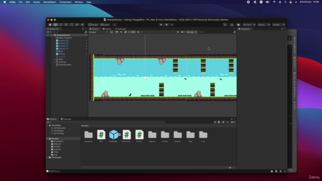 UnityでFlappyBird風ゲームを作ろう – Screenshot 2