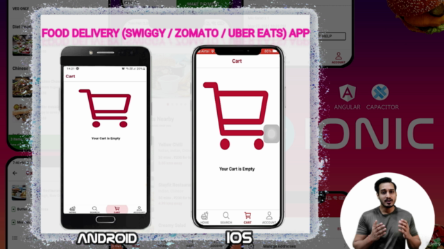 Ionic 8+: Build Food Delivery App from Beginner to Advanced – Screenshot 3