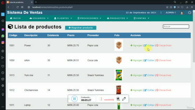 Sistemas Punto de Venta con PHP, MySQL, JavaScript – Screenshot 3