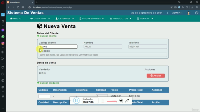 Sistemas Punto de Venta con PHP, MySQL, JavaScript – Screenshot 4