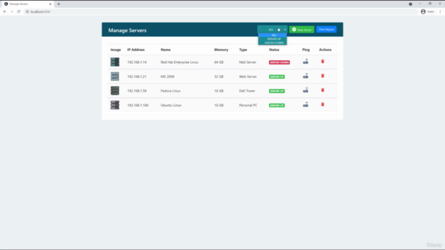 Spring Boot API with Angular and RxJs State Management – Screenshot 1