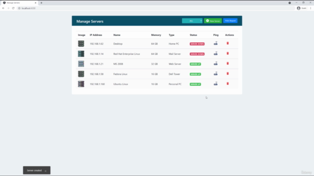 Spring Boot API with Angular and RxJs State Management – Screenshot 2