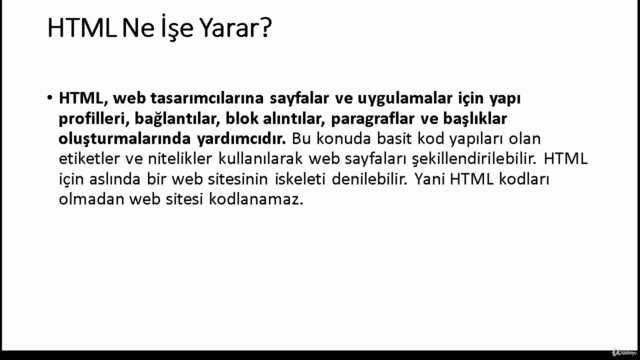 Yeni Başlayanlar için HTML Kursu – Screenshot 1