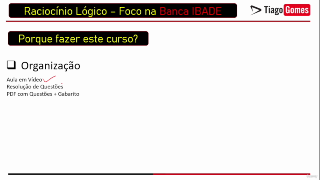 Raciocínio Lógico para Concursos Banca IBADE – Screenshot 1