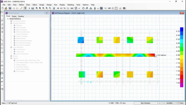 Etabs y Safe. Diseño completo estructural, planos y memoria. – Screenshot 4