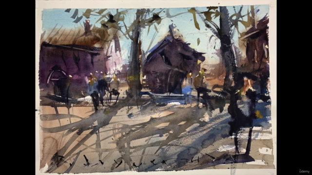 No Fear Watercolor Landscapes – Screenshot 2