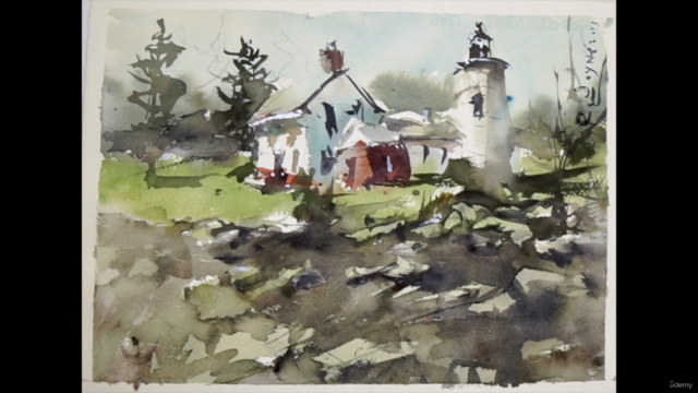 No Fear Watercolor Landscapes – Screenshot 4
