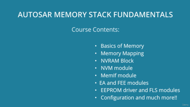 AUTOSAR Memory Stack Fundamentals – Screenshot 3