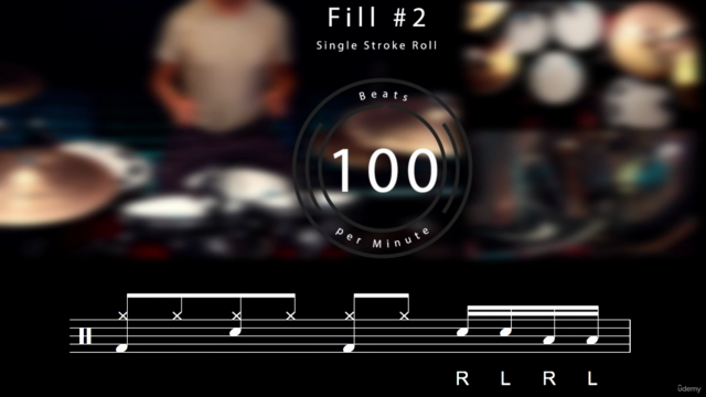 Single Stroke Roll | Beginner Rudiments | Drum Beats & Fills – Screenshot 3