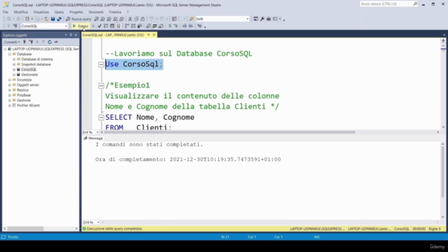 La guida completa al linguaggio SQL – Screenshot 1