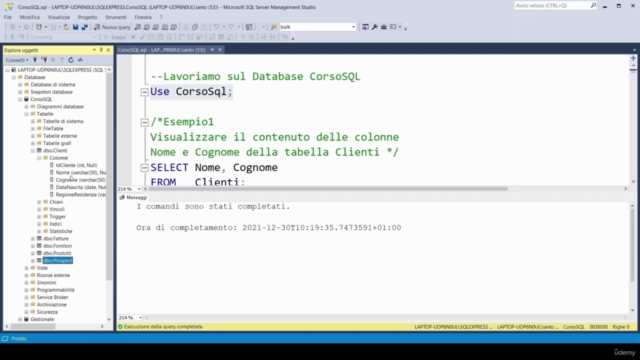 La guida completa al linguaggio SQL – Screenshot 2