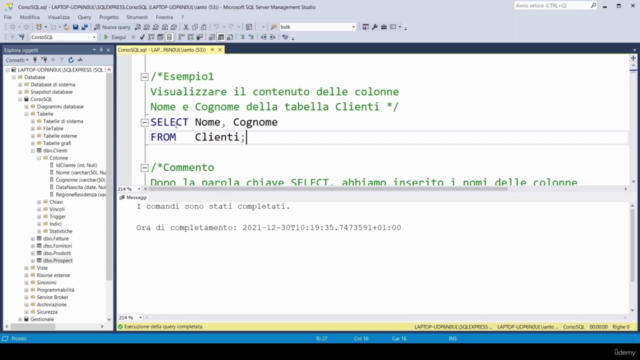 La guida completa al linguaggio SQL – Screenshot 3