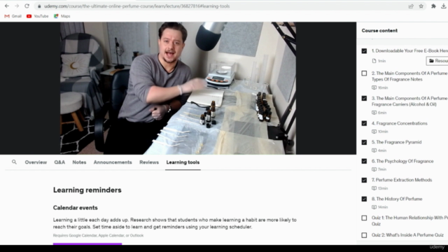 The Ultimate Online Perfume Course 2025 – Screenshot 1