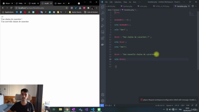 PHP Intitiation - Les bases - de 0 à initié ! 2021 – Screenshot 1
