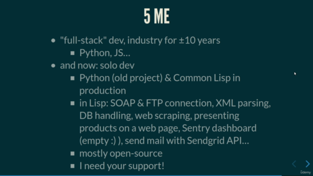 Common Lisp programming: from novice to effective developer – Screenshot 4
