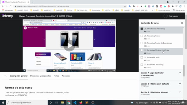Master: Pruebas de Rendimiento con APACHE JMETER (ESPAÑOL) – Screenshot 1