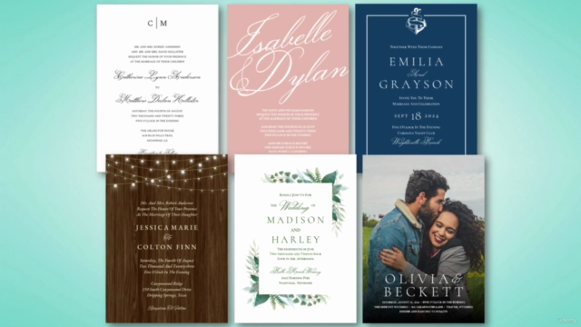 Wedding Invitation Design for Beginners – Screenshot 1