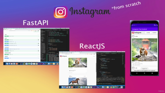 Instagram clone with FastAPI, ReactJS and Android – Screenshot 3