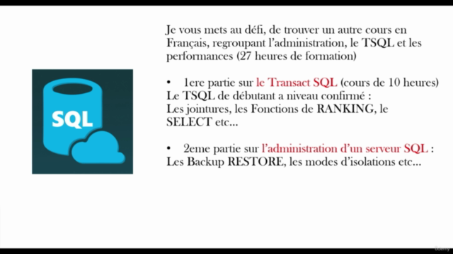 Le Pack ULTIME sur les bases de données (22 cours en 1) 47h – Screenshot 1